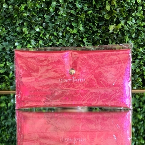 GLAMIERRE Pink Luxe Glitter Eye Brush Collection | NEW - Picture 2 of 5